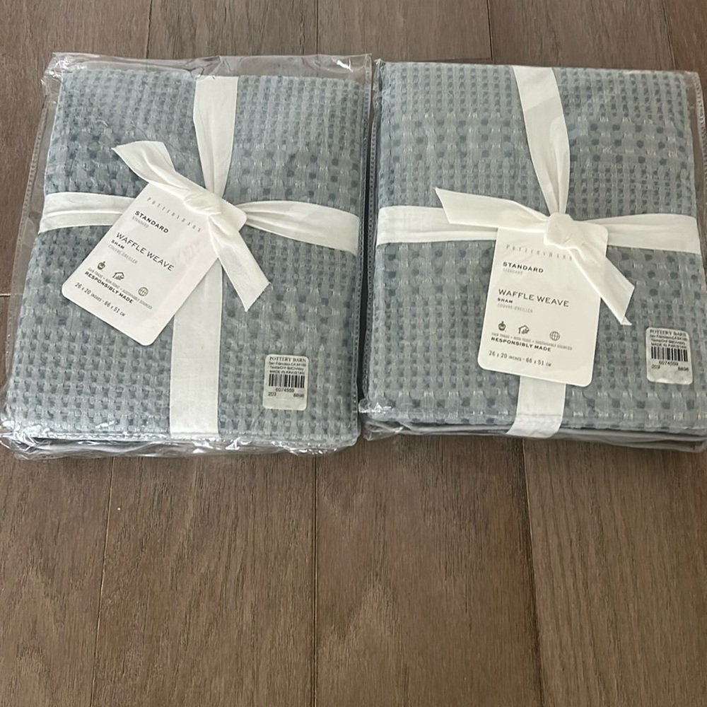 Pottery Barn pillow shams